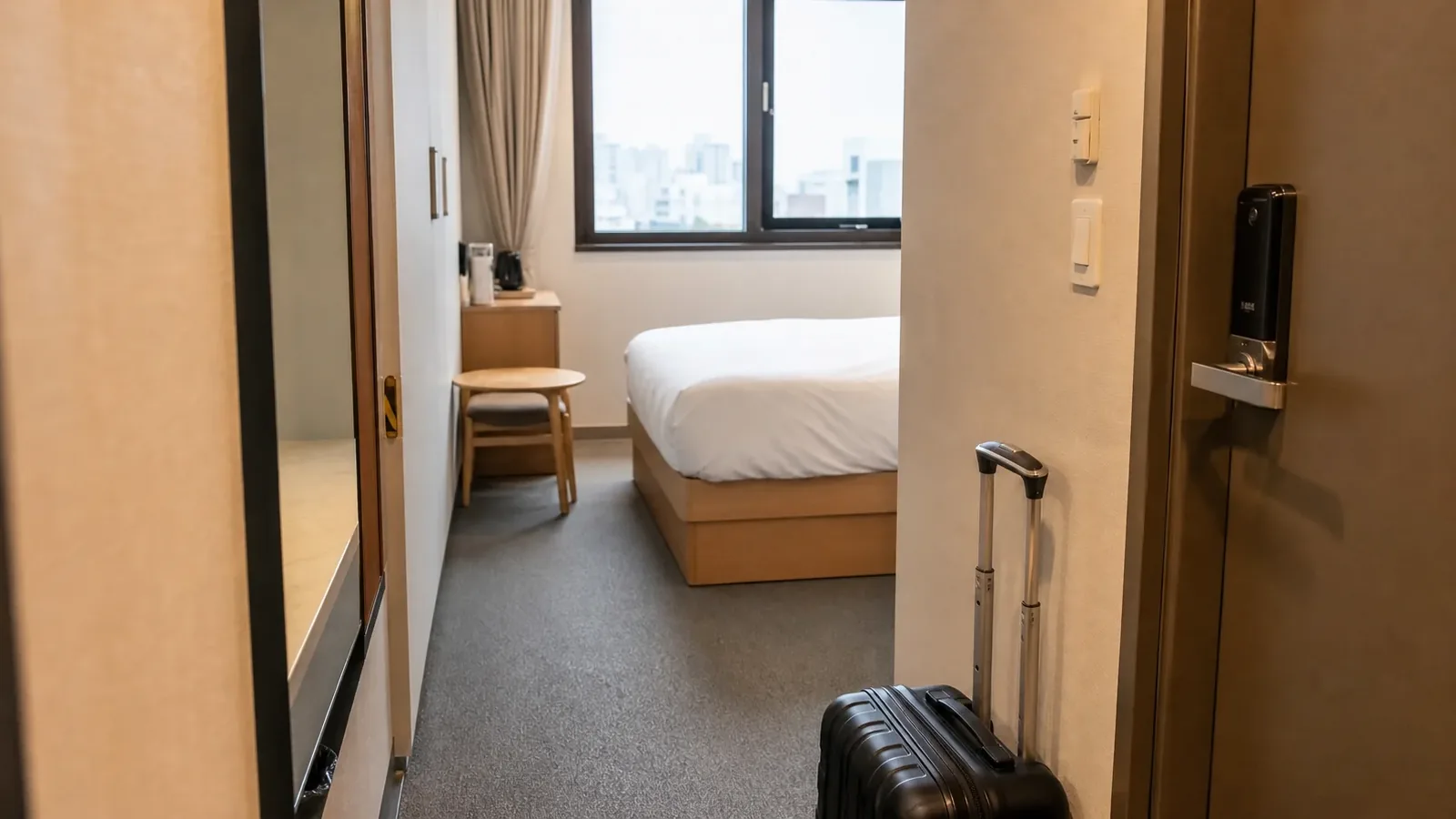 부천 지역 lodging 방문 전 확인사항을 소개하는 사실적인 참고 이미지