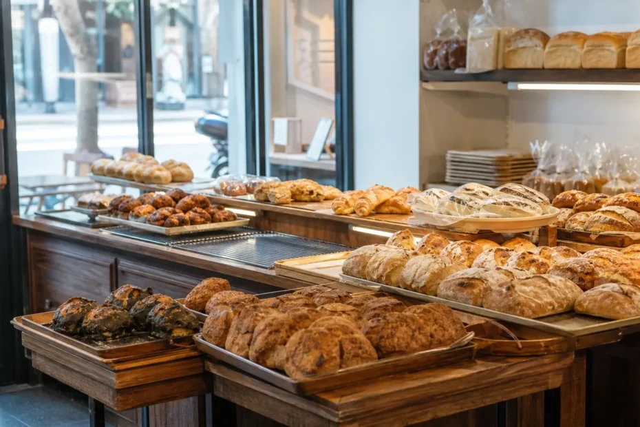 부천 지역 bakery 방문 전 확인사항을 소개하는 사실적인 참고 이미지
