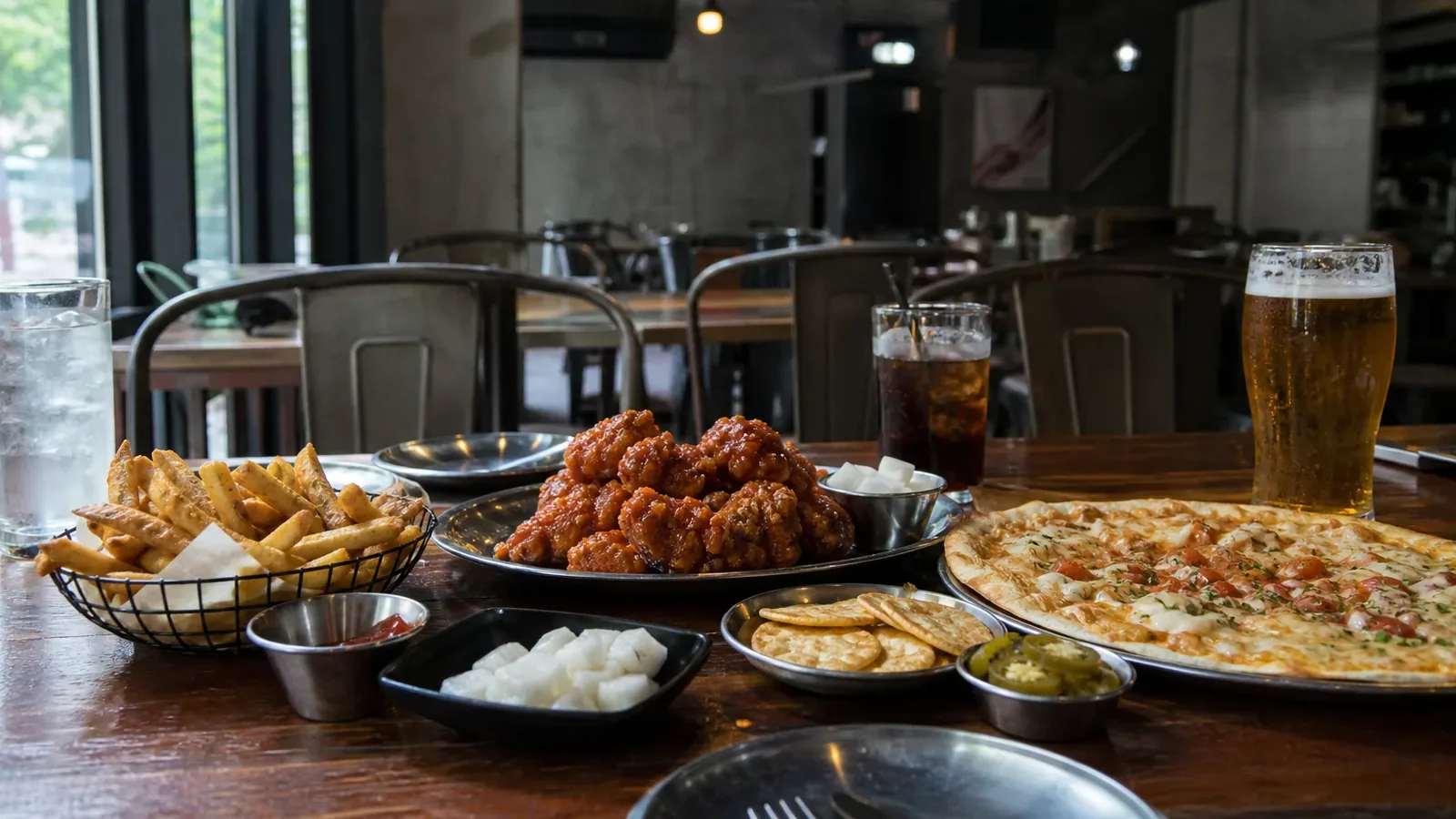 부천 지역 restaurant 방문 전 확인사항을 소개하는 사실적인 참고 이미지